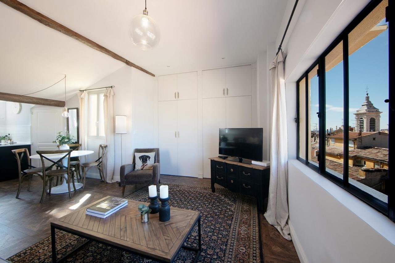 דירות ניס Cocoon Loft - Magnifique Loft Sous Toit, Refait A Neuf, Vues Splendides, Clim, Wifi מראה חיצוני תמונה